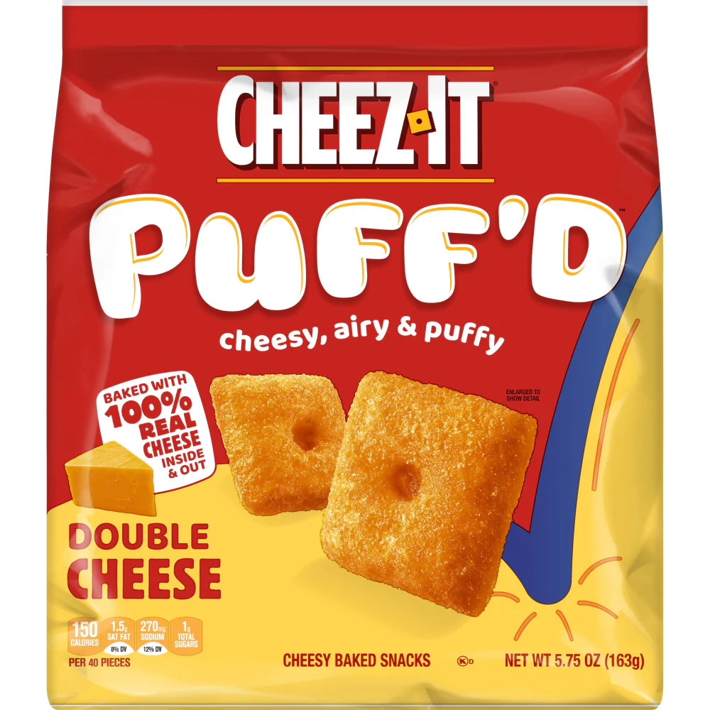 Cheez It Puff'D Double Cheese Crackers 3 Oz
