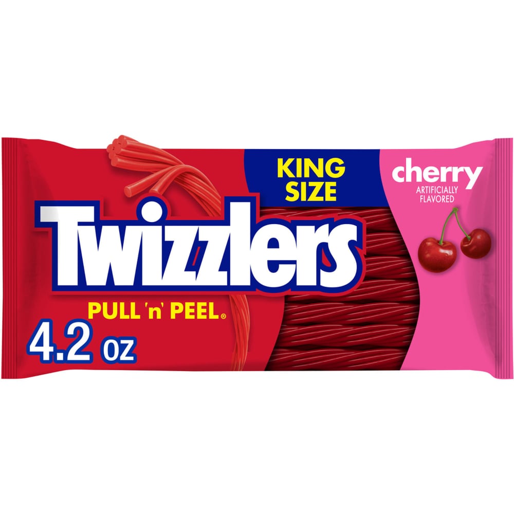 Twizzlers, Pull N Peel King Size Licorice Style Candy, 4.2 Oz