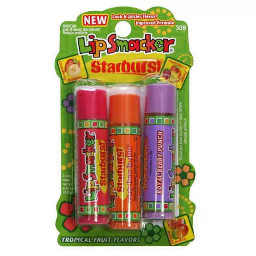 Lip Smacker Starburst Tropical Lip Balm Trio