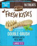 Merrick Fresh Kisses Grain Free Mint Breath Strips Large Dental Dog Treats 27-oz, 16 Count