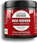 Four Leaf Rover: Red Rover - Organic Berry Blend Dog Prebiotics, Polyphenols and Antioxidants - 15 to 60 Day Supply