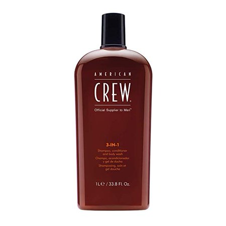 American Crew 3-in-1 Shampoo, Conditioner, and Body Wash, 1L