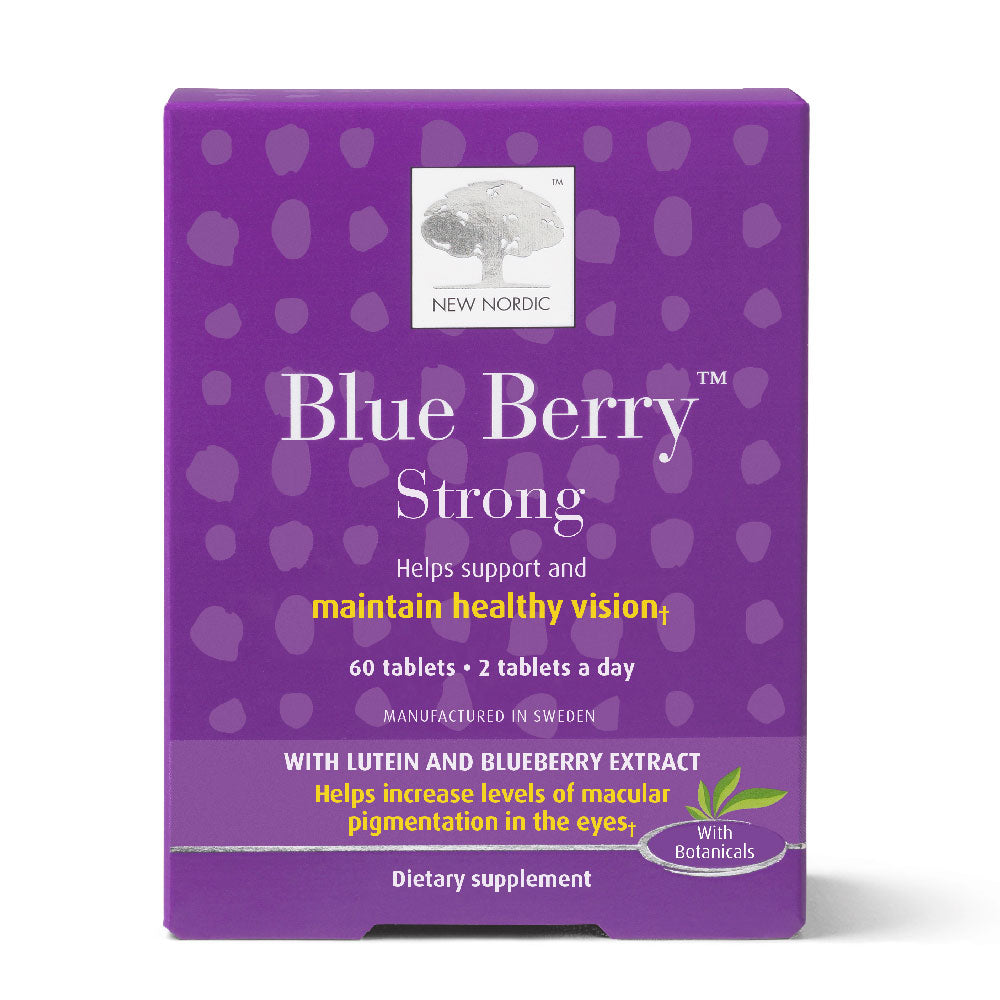 New Nordic Inc New Nordic Blue Berry Strong - 60 Tablets