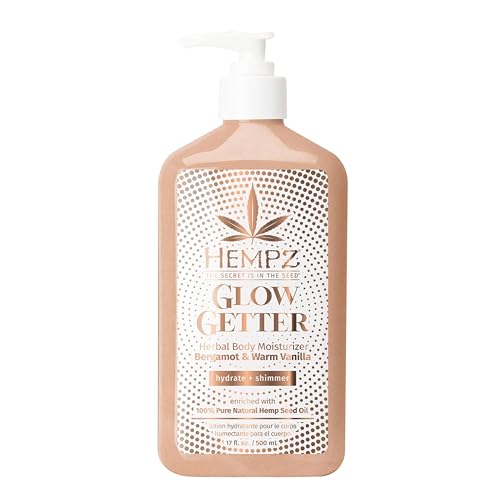 17 Oz Glow Getter Body Lotion - Hydrating Moisturizer with Shimmer