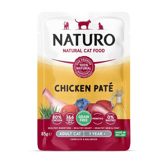 Naturo Chicken Pate Pouch Cat 85g