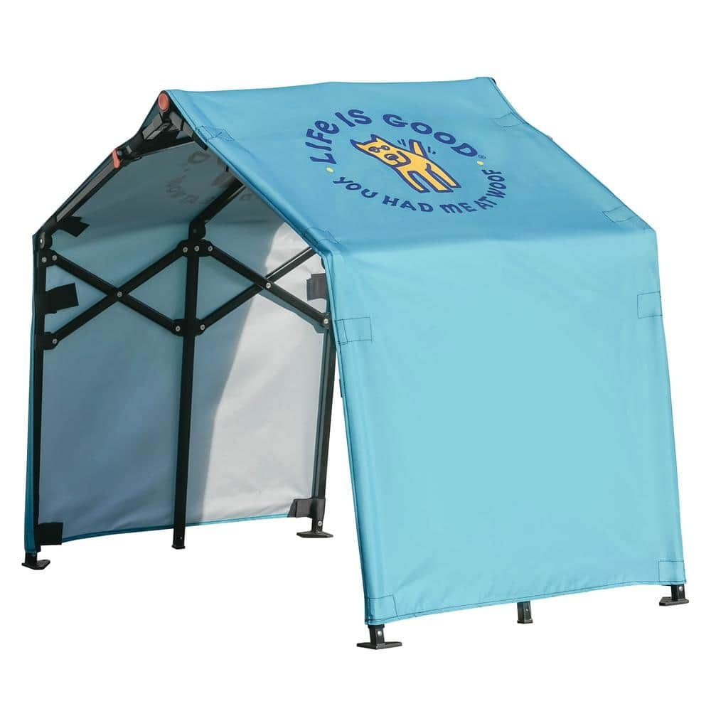 Life is Good Outdoor 3.5' Outdoor Pet Shade, Versatile Pet Canopy Pop-up Shade Tent