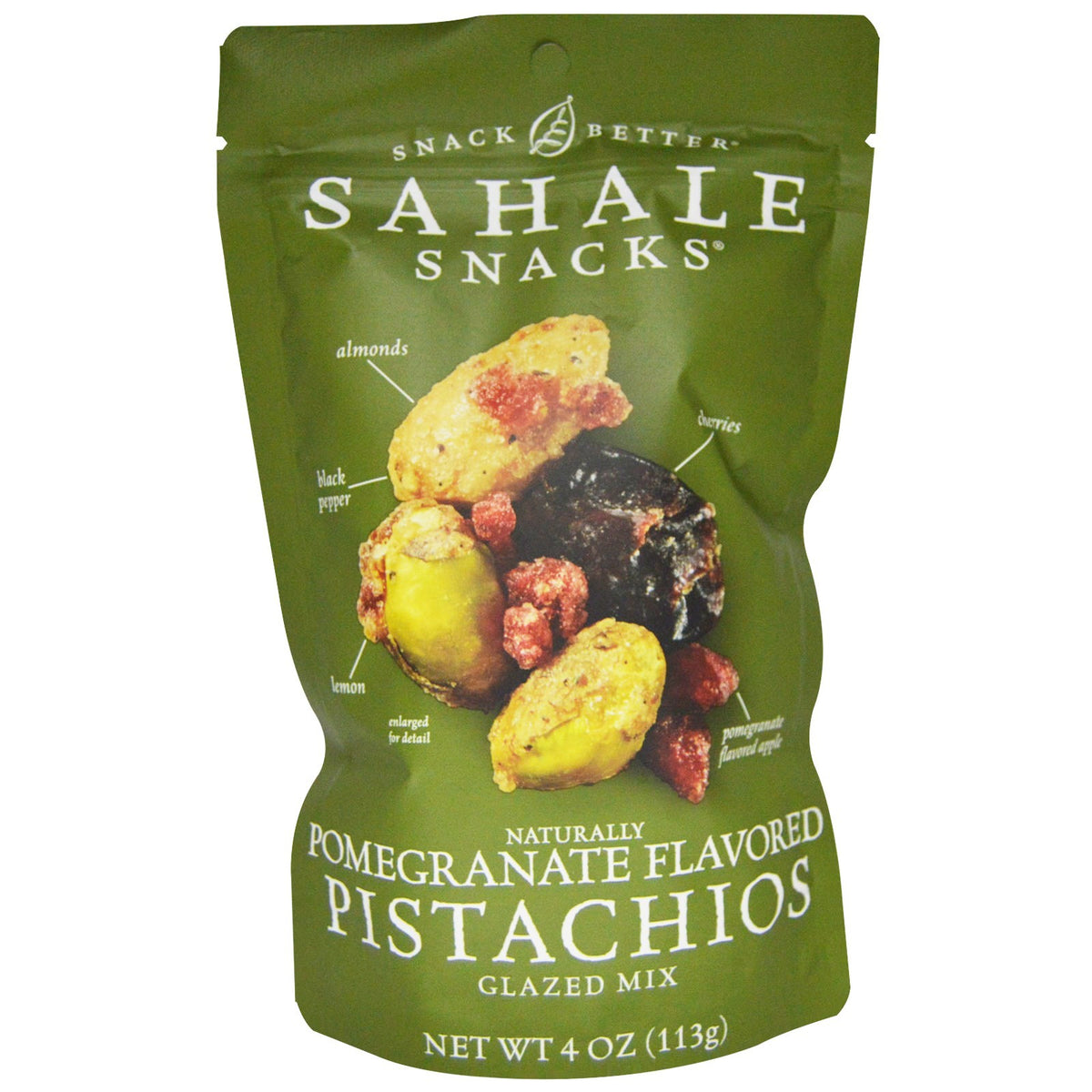 Sahale Snacks, Naturally Pomegranate Flavored Pistachios, 4 Oz