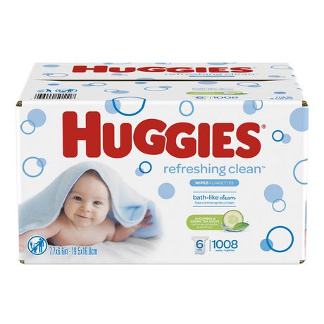 Huggies Baby Wipes Refresh Cln 1X1008EA