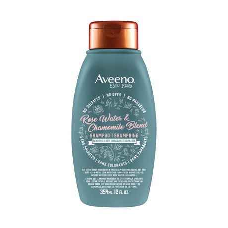 Aveeno Rose Water and Chamomile Blend Shampoo 354ml