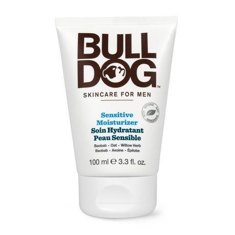 Bulldog Skincare Sensitive Skin Face Moisturizer for Men, Fragrance Free Lotion, 100 mL Moisturizing