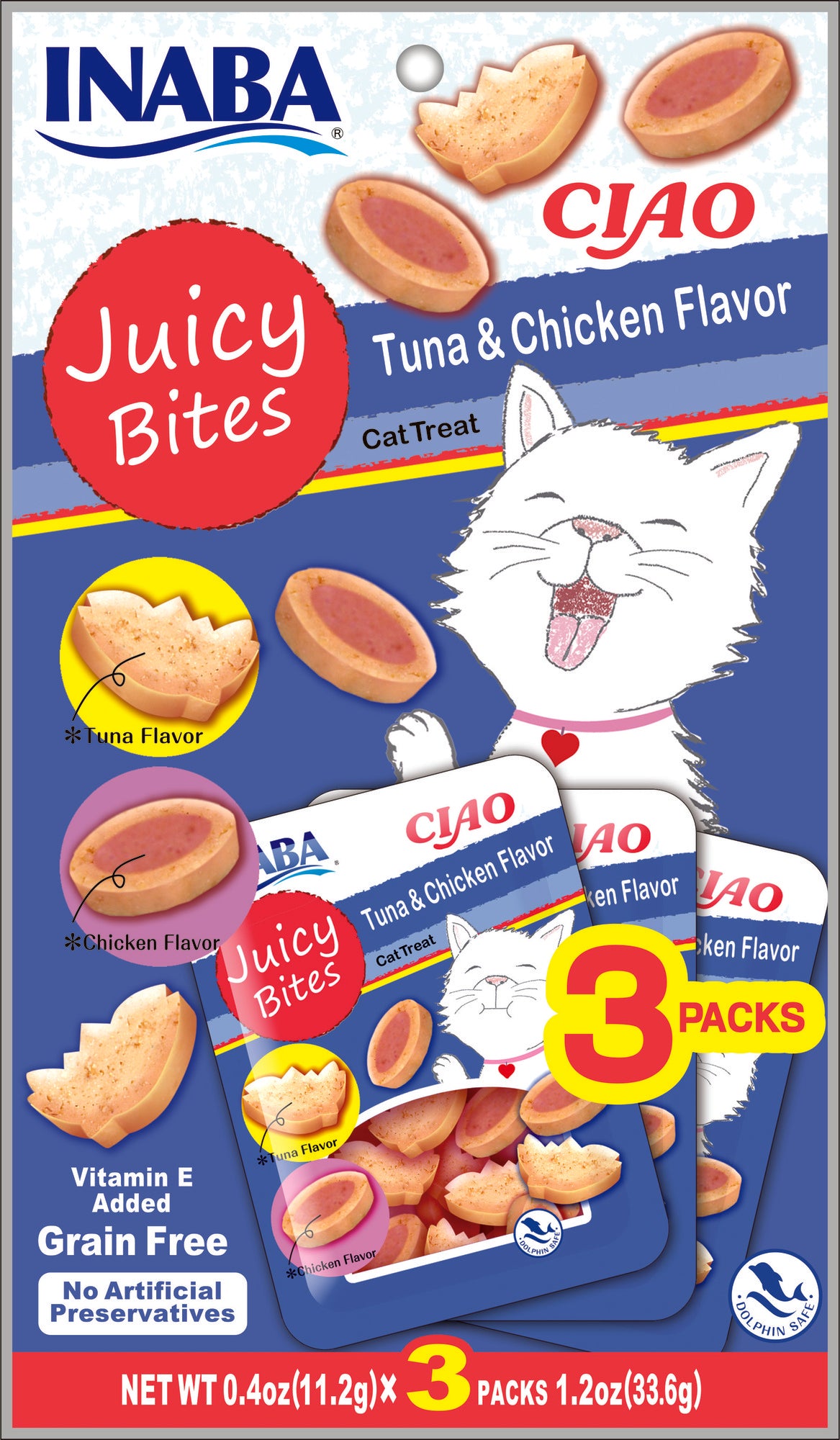 Inaba Juicybites Chic Tuna 33.9g