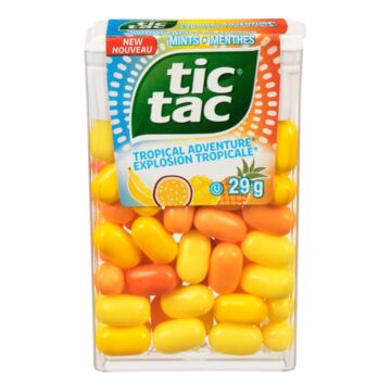 Tic Tac Tropical Adventure Flavoured Mints 29 g