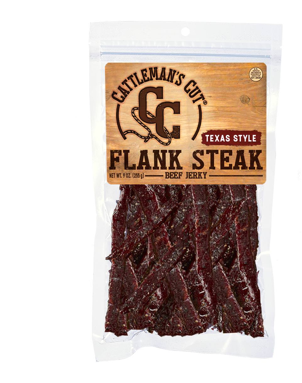 Cattleman S Cut Texas Style Flank Steak Beef Jerky 9oz