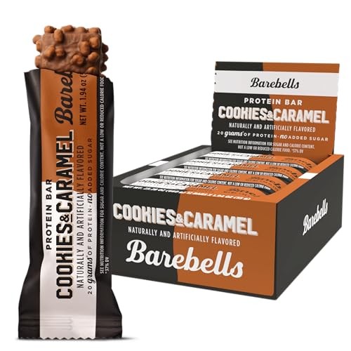 Barebells Cookies & Caramel Nutrition Protein Bars - 20gms Protein - 12pk/23.28oz