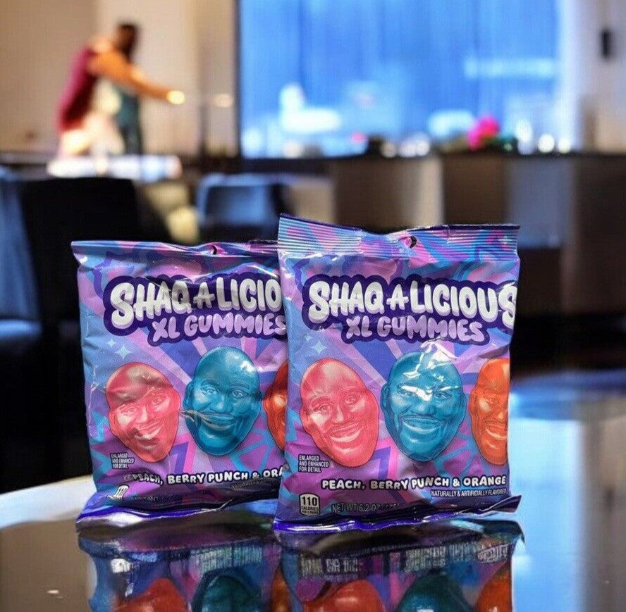 Shaq-a-Licious Xl Gummies Original Flavor Chewy Candy, 6.2 Oz