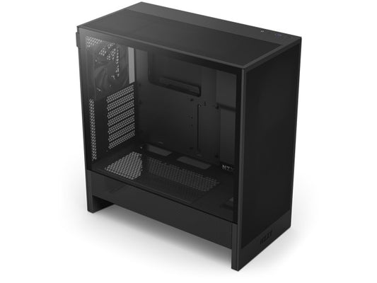 NZXT - H5 Flow 2024 Compact ATX Mid-Tower Airflow PC Case - Black