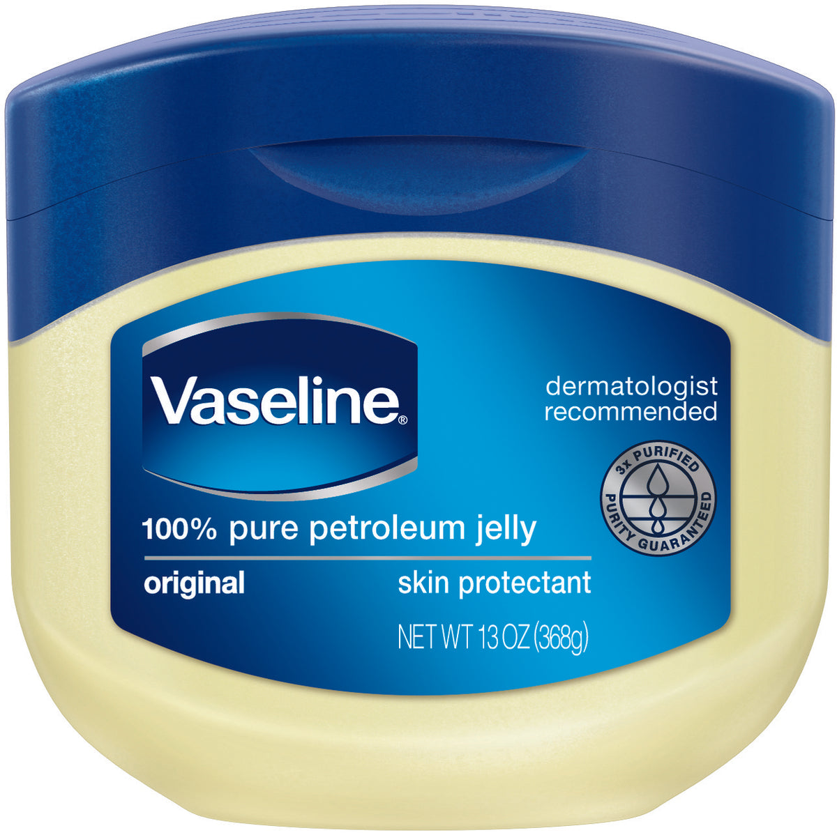 Vaseline Healing Jelly for dry, cracked skin Original 100% pure petroleum jelly 375 g
