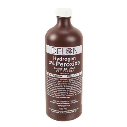 Delon Hydrogen Peroxide 3% 450 mL