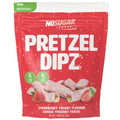 No Sugar Pretzel Sticks, Strawberry Yogurt Covered Diet Pretzel Crisps, Sweet, Salty, Crunchy Perfection, Snack and Share, 0g Sugar, 4g Fibre -1 Pack (200g)