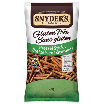 Snyders of Hanover Gluten Free Pretzel Sticks