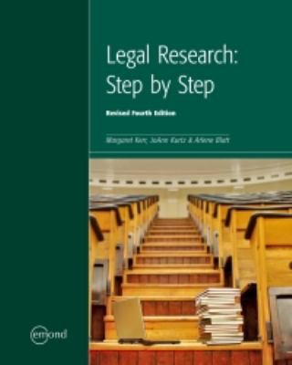 Legal Research: Step by Step, Revised 4th Edition