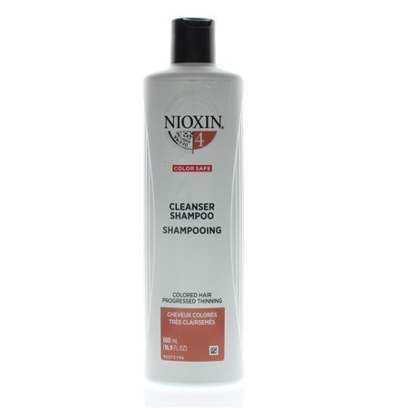 Nioxin System 4 Scalp + Hair Thickening Shampoo for Colored, Dry, & Damaged Hair, 500ml
