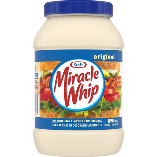 Kraft Salad Dressing, Miracle Whip 890 mL