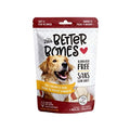 ZEUS Better Bones Dog Treats, Rawhide Free Healthy Dog Treats, BBQ Chicken, Regular, 4 Count