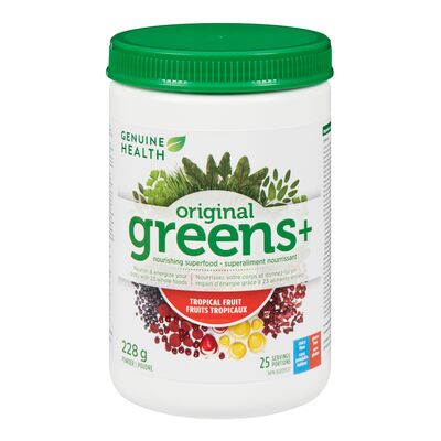 Genuine Health Greens+ Original Tropical Fruit