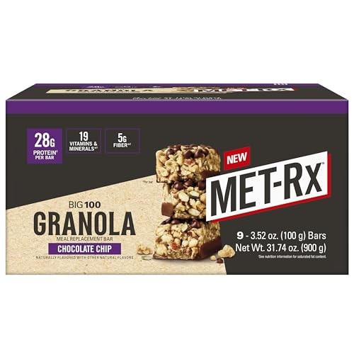 MET-Rx Big 100 Granola Protein Bar, 32G Protein