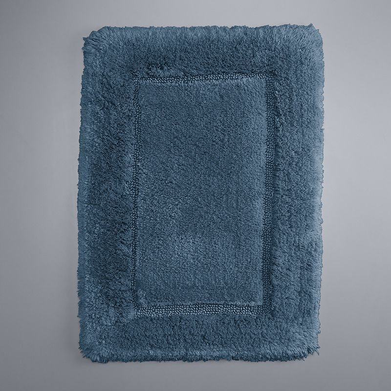 Simply Vera Vera Wang Egyptian Cotton Bathroom Rug, Blue Blue