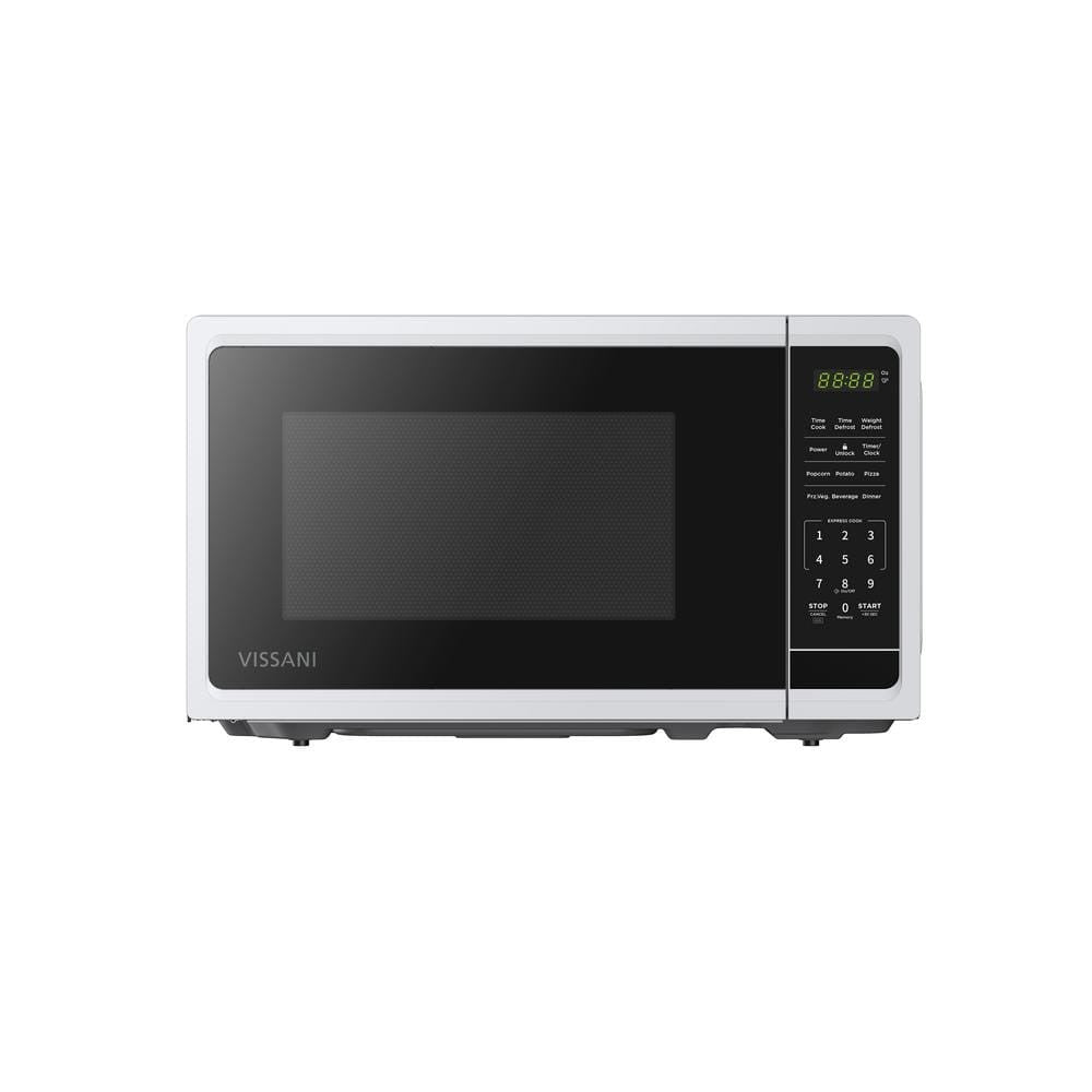 0.7 Cu. Ft. 700-Watt Countertop Microwave in White