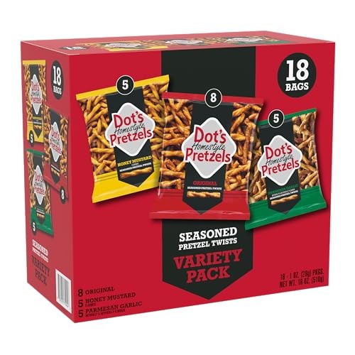 Dot's Homestyle Pretzels Snack Variety Pack