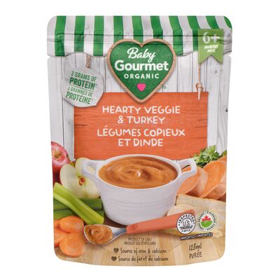Baby Gourmet Vegetables with turkey