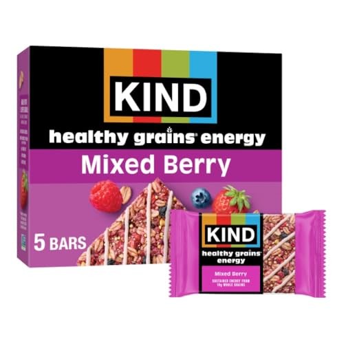KIND Health Grains Energy Mixed Berry Protein Bars - 5ct