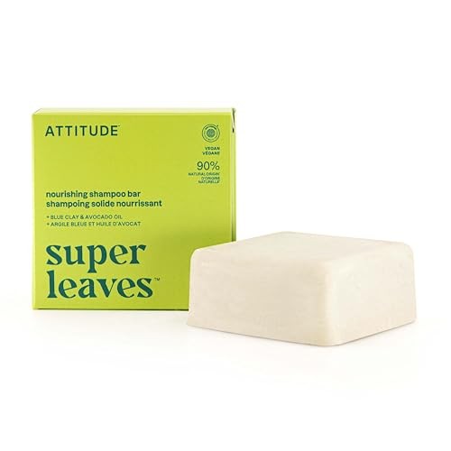 ATTITUDE Nourishing Shampoo Bar, Vegan, Pear & Amber, 113 g