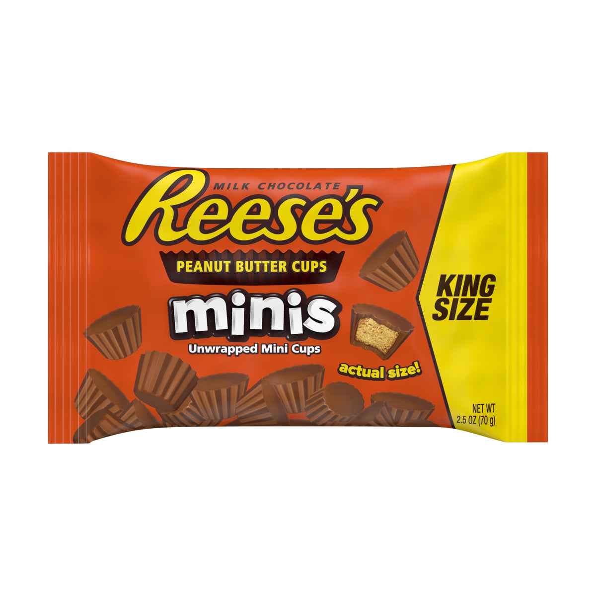 Reese's Peanut Butter Cups, Minis, 2.5 Oz