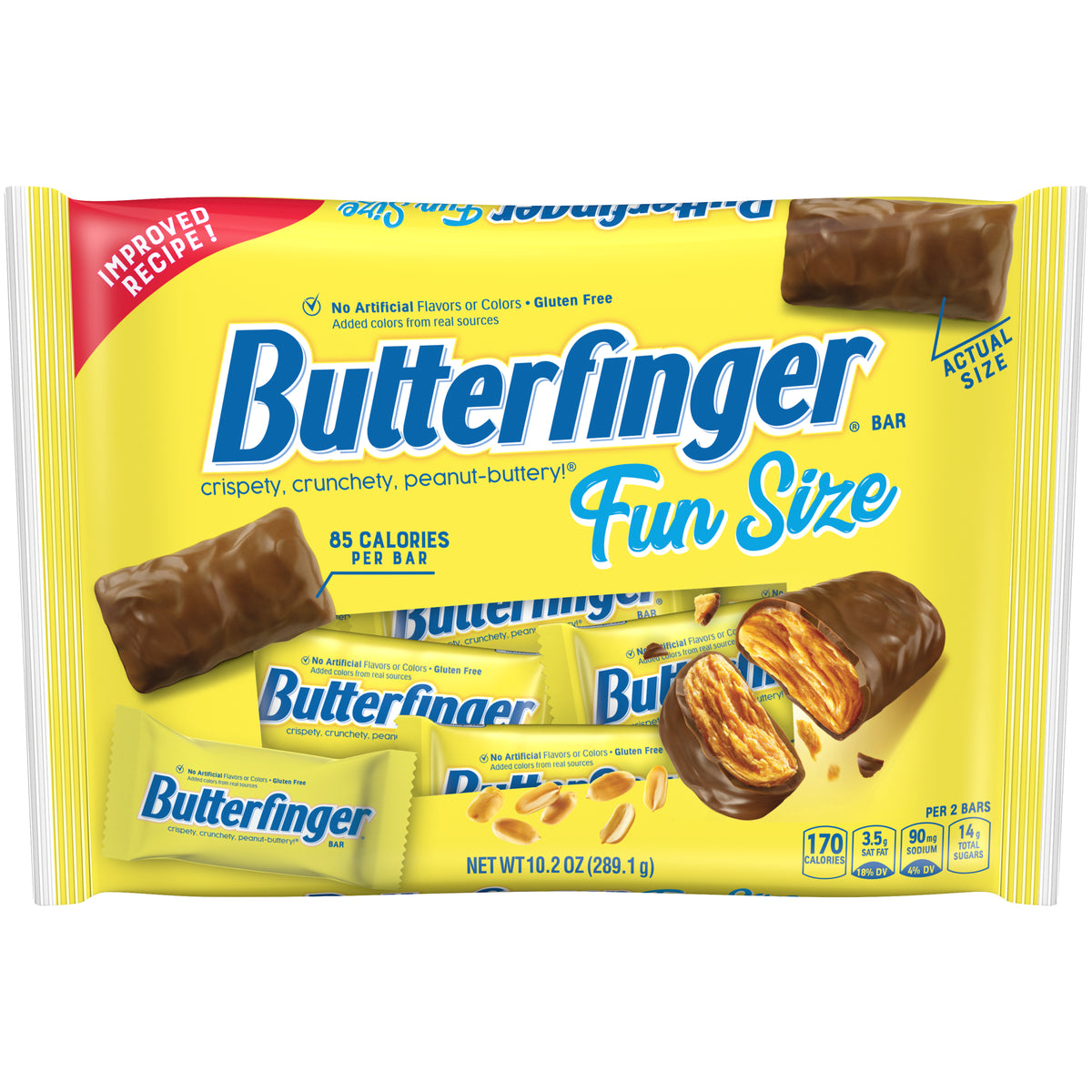 Butterfinger Fun Size Chocolate Candy Bar 10.2oz Bag