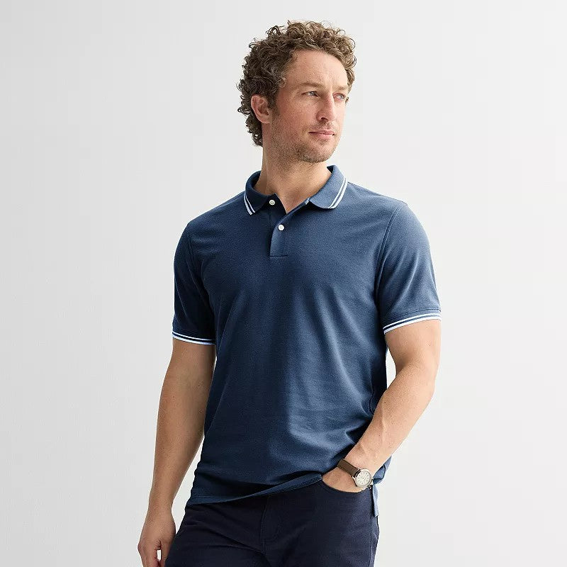 Men's Sonoma Goods for Life® Short Sleeve Pique Polo,