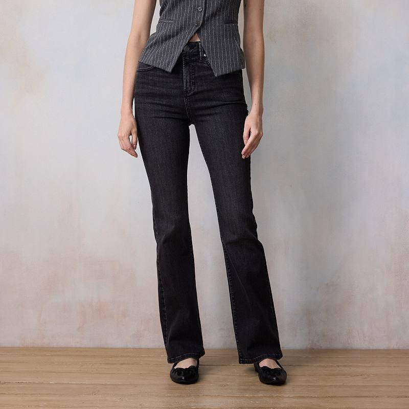Women's LC Lauren Conrad Super High Rise Flare Jeans,
