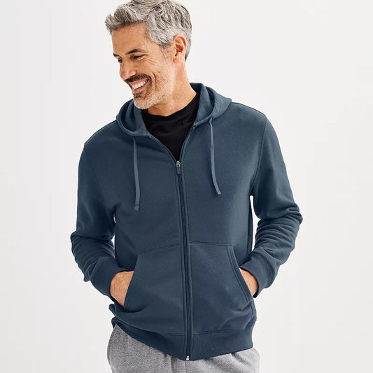 Men's Tek Gear® Ultra Soft Fleece Zip Front Hoodie,
