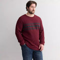 Big & Tall Sonoma Goods for Life® the Essential Waffle Thermal Tee, Men's (MAROON)