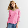 Women's Sonoma Goods for Life® Everyday Long Sleeve V-Neck T-Shirt,