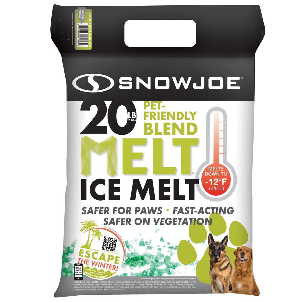 Snow Joe 20 lb. Pet Friendly Premium Ice Melt, Safer for Paws