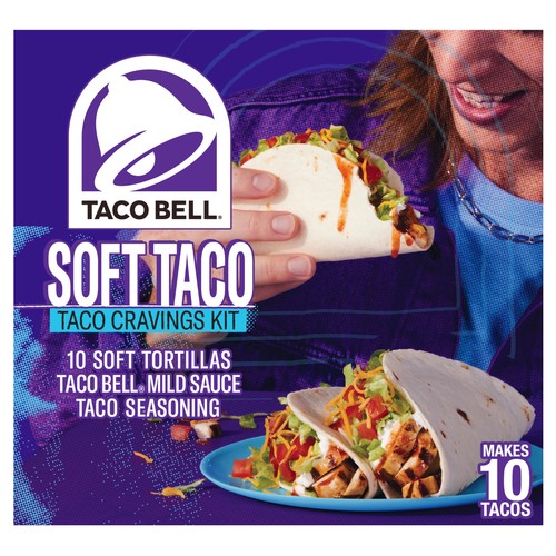 Taco Bell Crunchy Taco Cravings Kit, 260 g Box