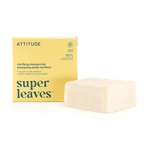 ATTITUDE Clarifying Shampoo Bar Earl Grey & Fresh Cucumber, 113 g