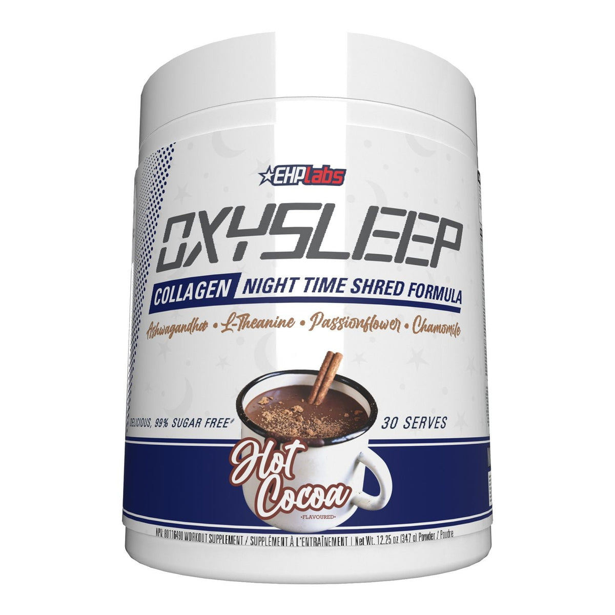 Ehplabs Oxysleep - Collagen Peptides Powder, Night-Time Shred, Hot Chocolate