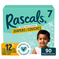 Rascals Premium Diapers, Size 7, 90 Count
