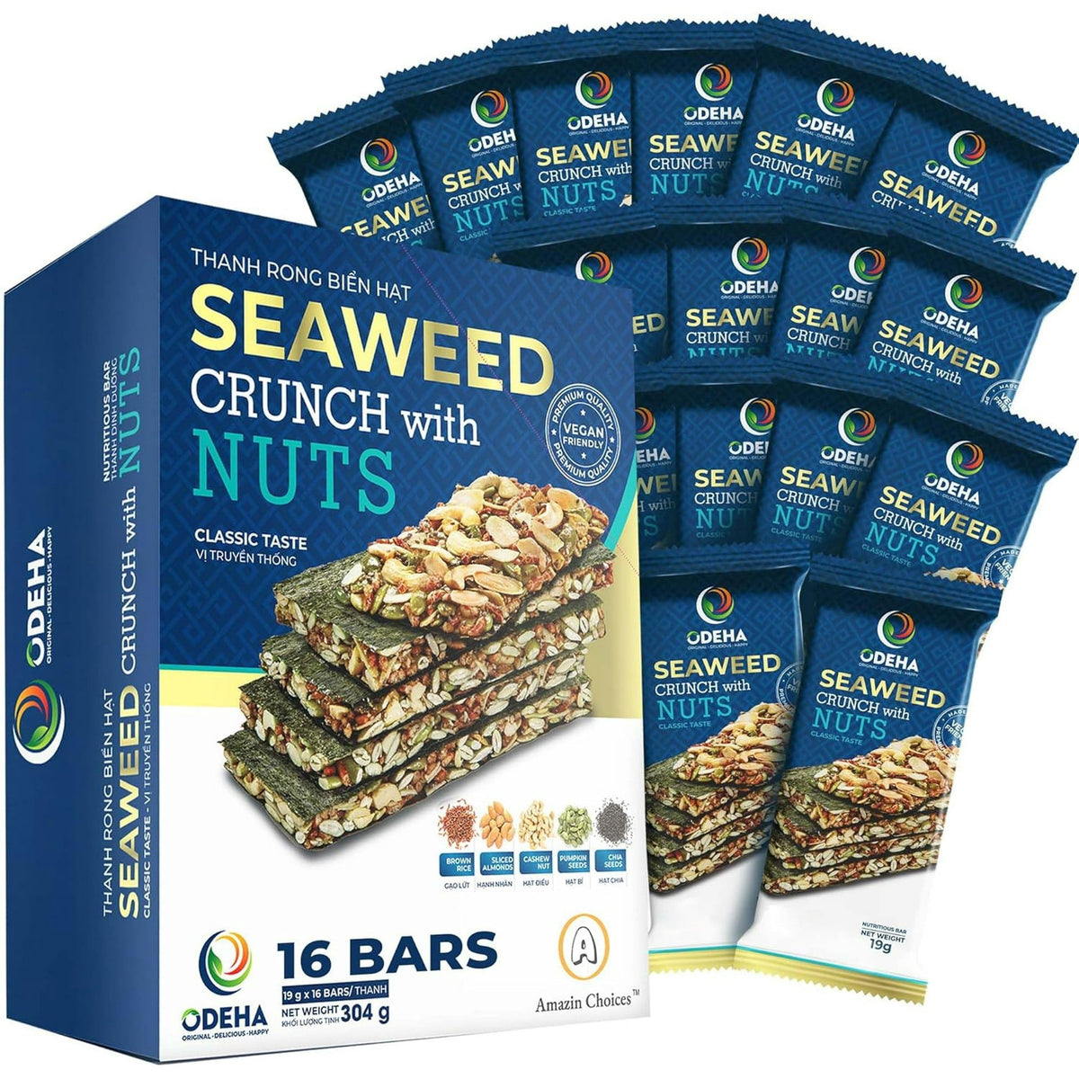 Amazin Choices Seaweed Crunch with Nuts