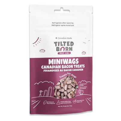 Tilted Barn Pet Co. Canadian Bacon MiniWags 100g